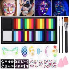 Gesichtsfarben Set UV Bodypainting Faschingsschminke Face Paint