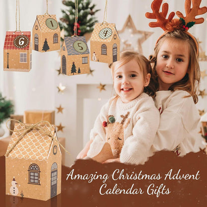 ARTESTAR Adventskalender 24 Häuser DIY Weihnachtsbastelset