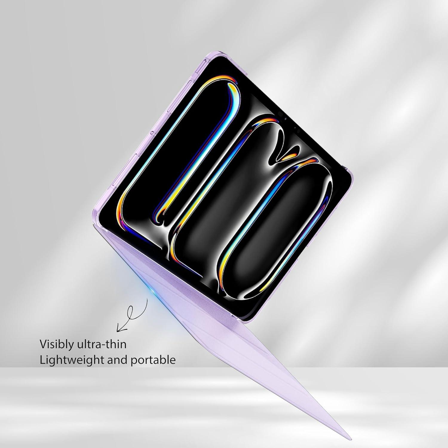 Passgenaue EasyAcc Schutzhülle für iPad Pro 11 Zoll 2024 Transparent