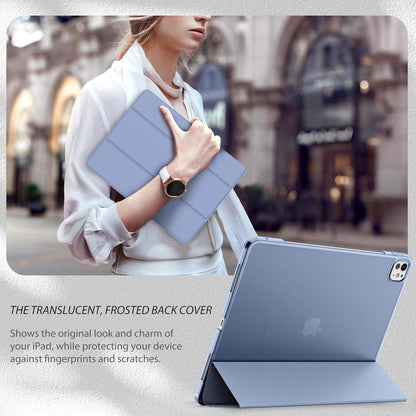Hülle für iPad Pro 11 Zoll M4 - Ultra Dünn Transluzent Cover Blau