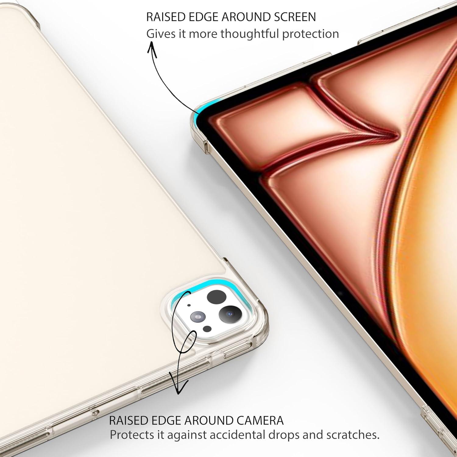 iPad Pro 11 Zoll 2024 Hülle Ultra Dünn Matt Rückseite Polarstern
