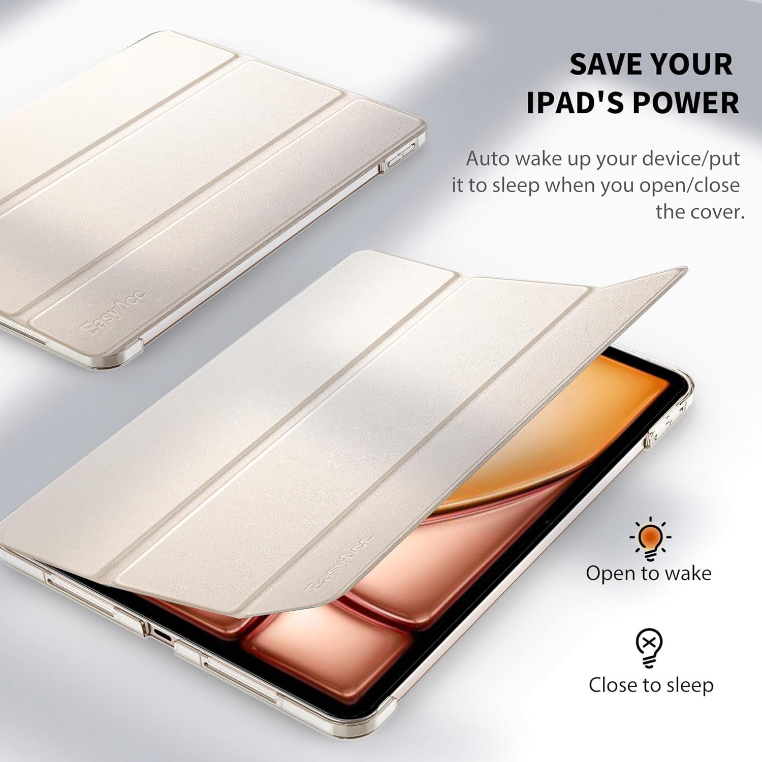 EasyAcc iPad Pro 11 Zoll M4 Hülle Matt Schutzhülle Blau