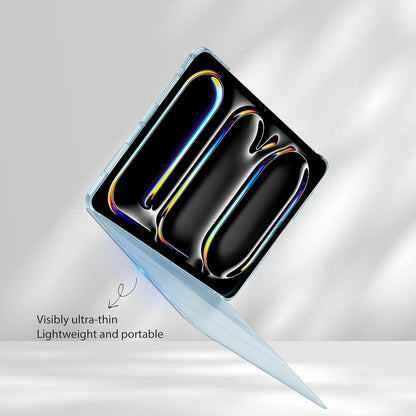 Hülle für 11 Zoll iPad Pro M4, Ultra Dünn Matt Cover, Himmelblau