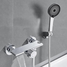 Badewannenarmatur mit Handbrause Wasserfall Dusche 1.5m Edelstahl