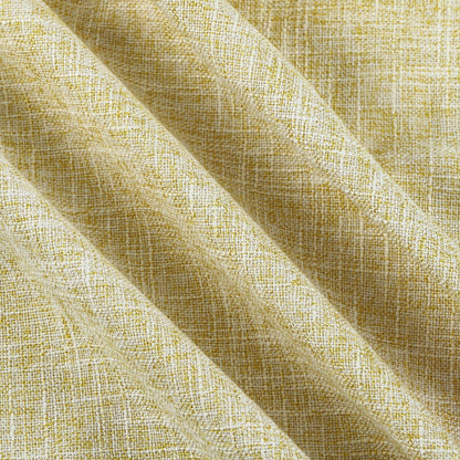 2x Kissenbezug Polyester-Leinen Hellgelb 40x60 cm
