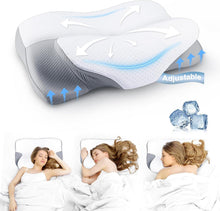 Orthopädisches Memory Foam Seitenschläferkissen mit Höhenverstellung