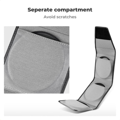 Filtertasche für Kamerafilter, wasserabweisend, faltbar