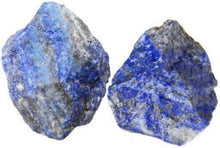 Lapislazuli Kristall Rohstein Meditation Reiki 2 Stück