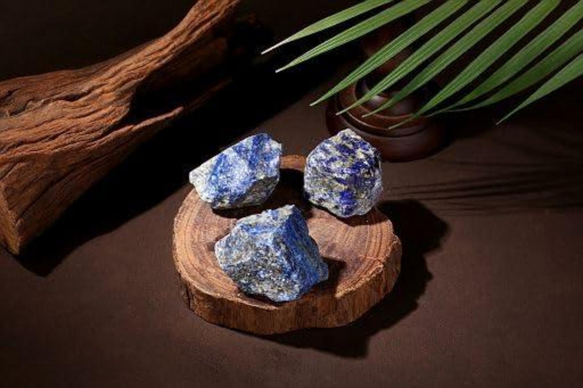QINJIEJIE Lapislazuli Große Kristall Rohstein 2 Stück Premium Natursteine