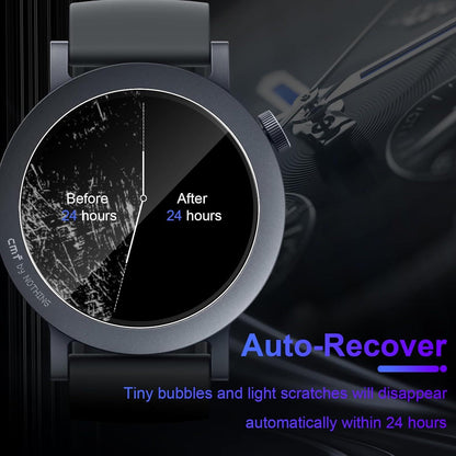 QULLOO Schutzfolie Panzerglas CMF Samsung Galaxy Watch 7 40MM Ultra 47MM 2.5D Klar Anti-Fingerabdruck Folie