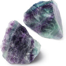Fluorit Heilsteine Rohkristalle 2 Stück Meditation Reiki