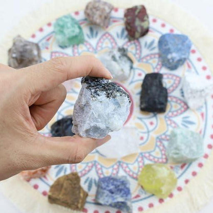 Mondstein Große Kristall Rohstein Heilsteine 2 Stück Meditation Reiki