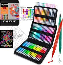 72er Dual-Tip Kunstmarker Set mit Pinsel und feiner Spitze