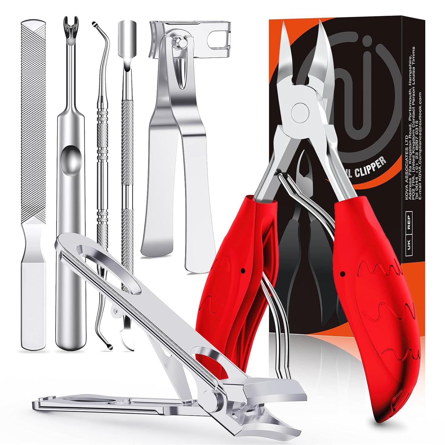 Profi Nagelschere Pediküre Maniküre Set Fußnägel Pflege