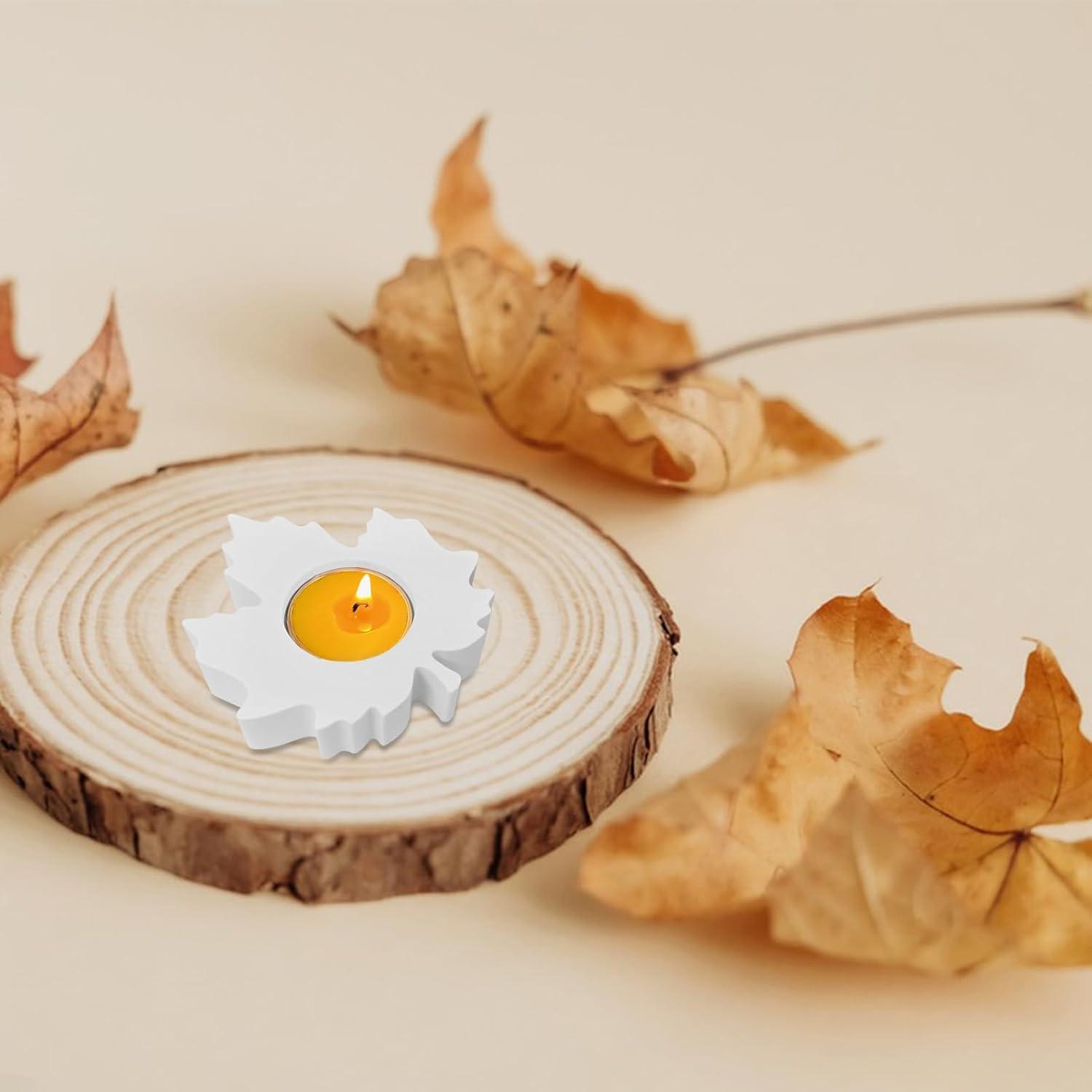 Silikonform Ahornblatt Herbst Gießform Harz Gips DIY Kreativitätsset