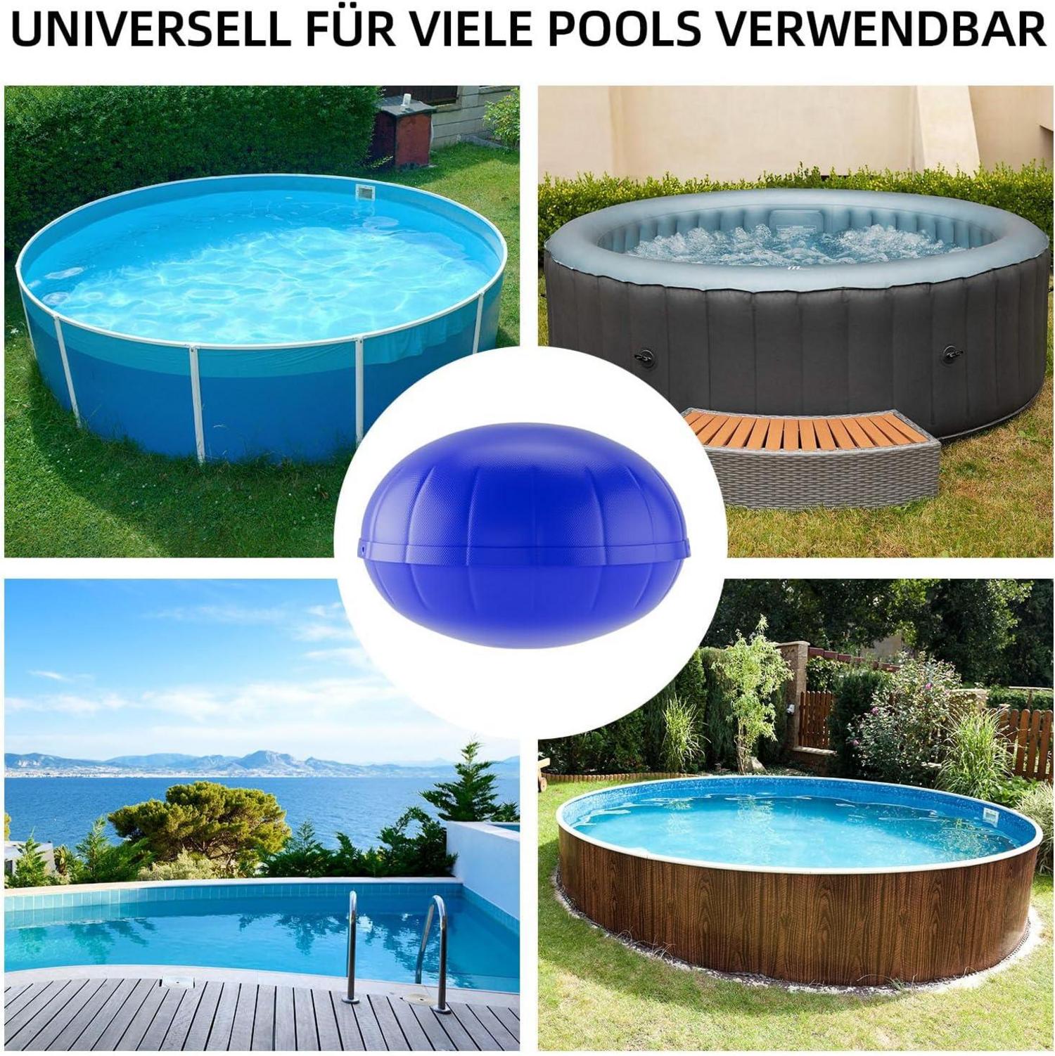 Pool Winter Luftkissen 120x120cm mit Sicherheitsventil & Befestigung