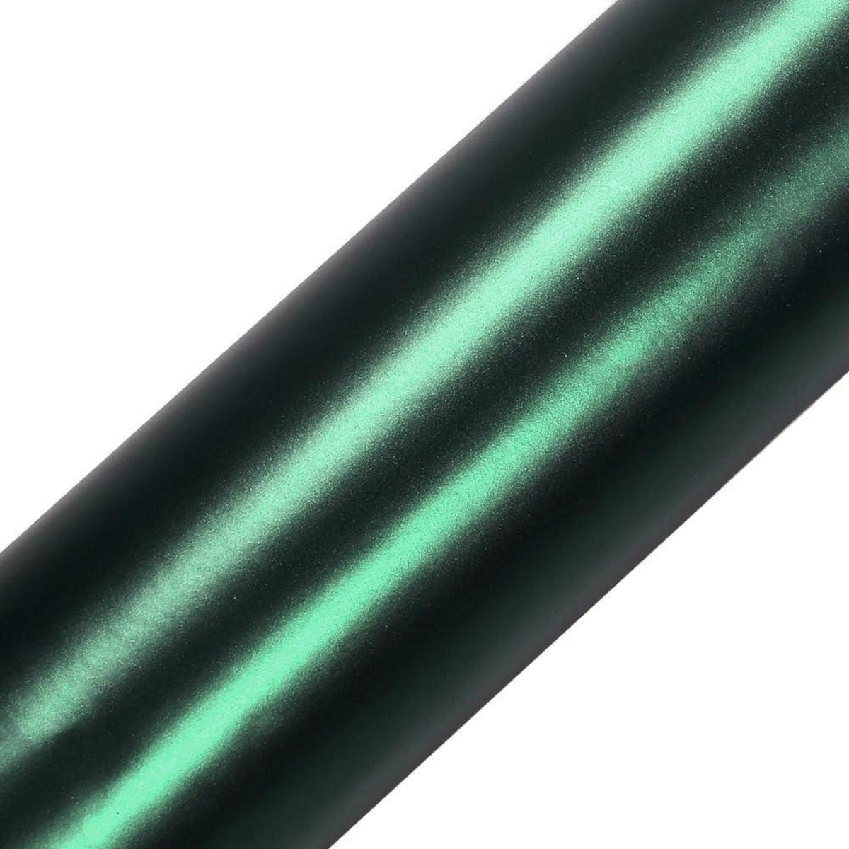 Dunkelgrüne Matt Metallic Autofolie mit Luftkanälen (30x152cm)
