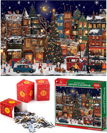 Adventskalender 2024 Jigsaw Puzzles 1008 Teile Weihnachten