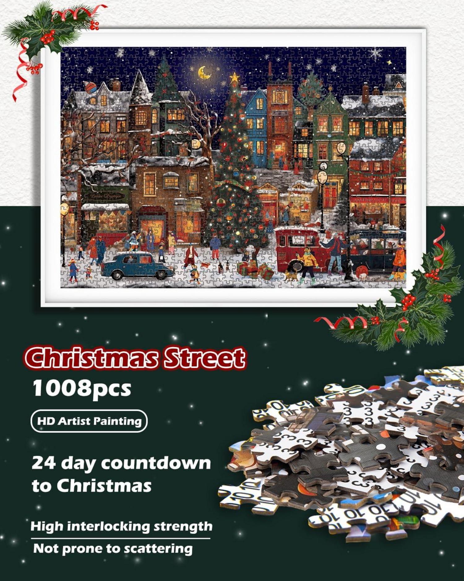 Adventskalender 2024 Jigsaw Puzzles 1008 Teile Weihnachten
