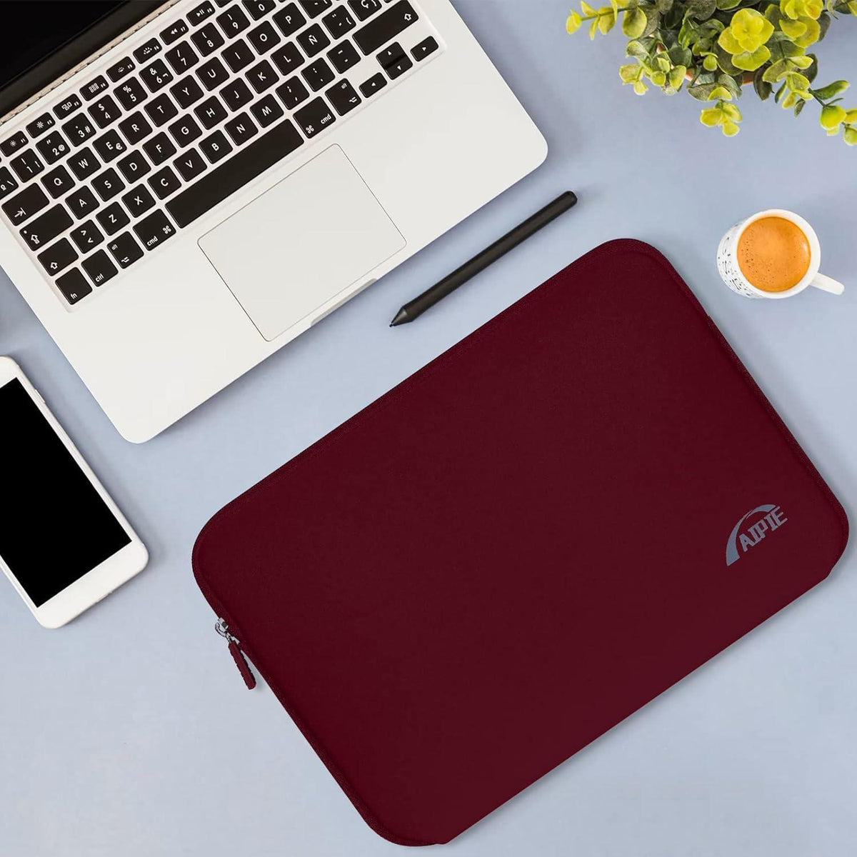 Laptop Tasche 17,3 Zoll Hülle Rot 41x30,5cm 3-Schicht-Schutz