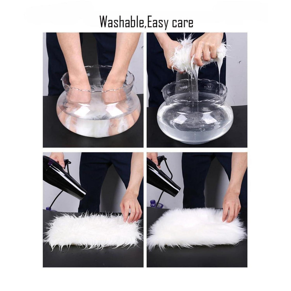 Runder Schaffellteppich Braun – Flauschig & Weich 150cm