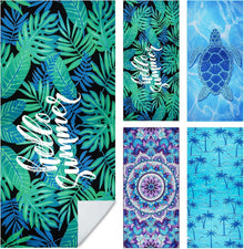 Microfiber Oversized Lightweight Beach Towel Sand Free