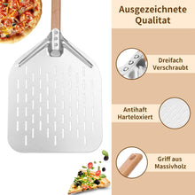 HOUSLUX Pizzaschieber 40x30cm 12 Zoll Pizza Schieber