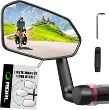 Fahrradspiegel für E-Bike 360° verstellbar robust & großflächig