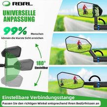 RBRL Fahrradspiegel: Großer Rückspiegel