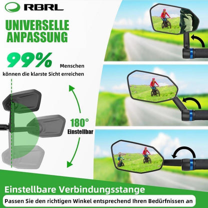 RBRL Fahrradspiegel: Großer Rückspiegel