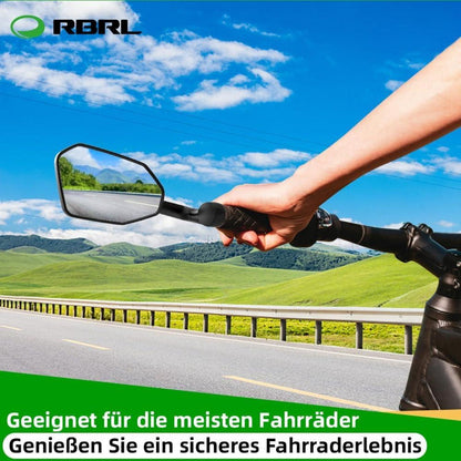 Fahrradspiegel Rückspiegel Großes Sichtfeld 360° Verstellbar E-Bike