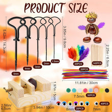 Kastanienbohrer Set Kinder Basteln DIY Herbstdekoration