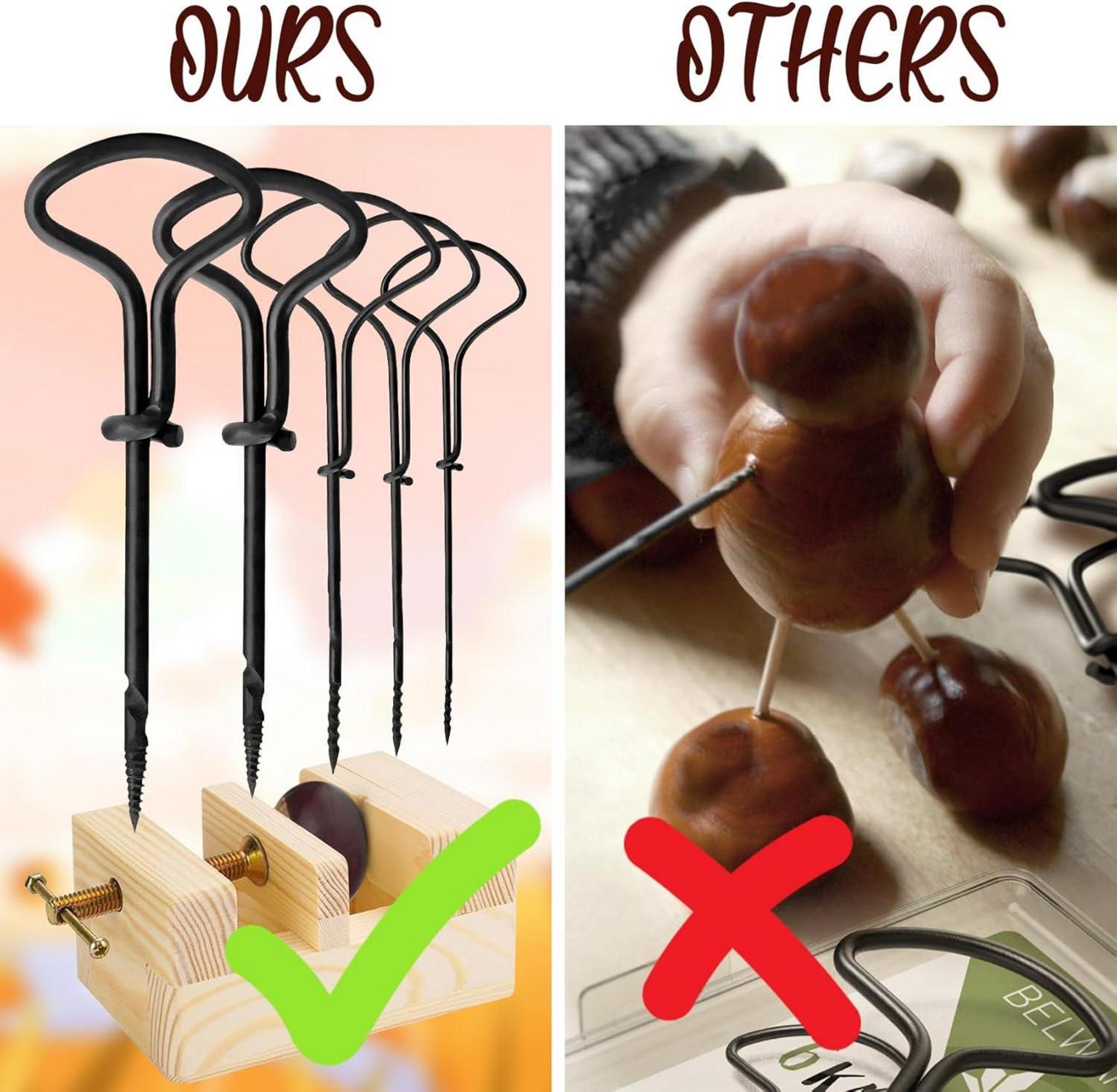 Kinder Kastanienbohrer Set DIY Bastel Herbst Dekoration