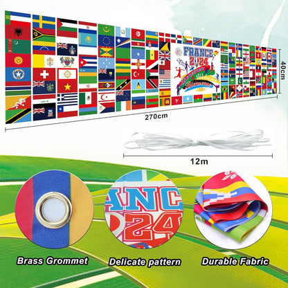 AFYHH 2024 Frankreich Paris Banner Dekoration Welt Land