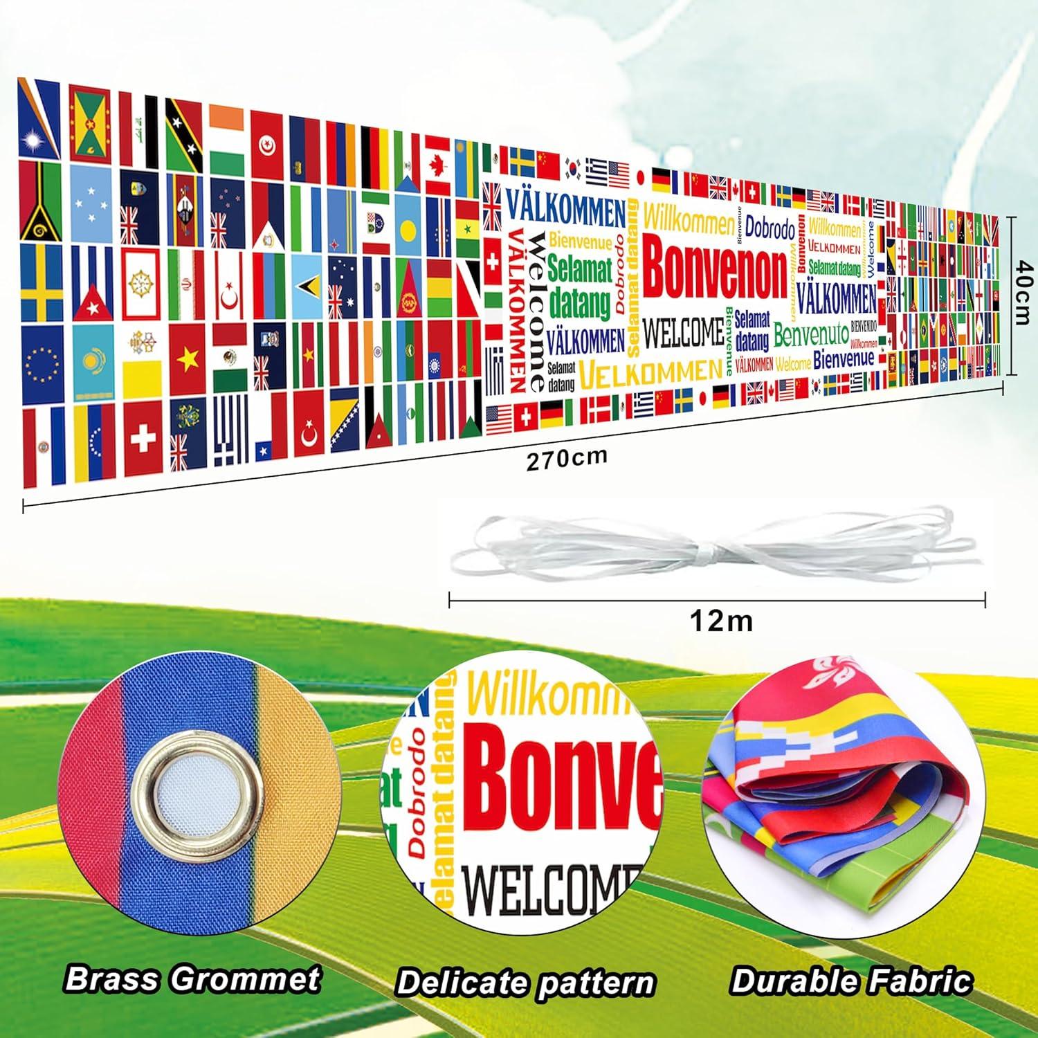 AFYHH 2024 Spiele Frankreich Paris Flaggen Banner Dekoration