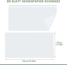 80 Blatt Seidenpapier Weiß 50x35 cm Verpackung