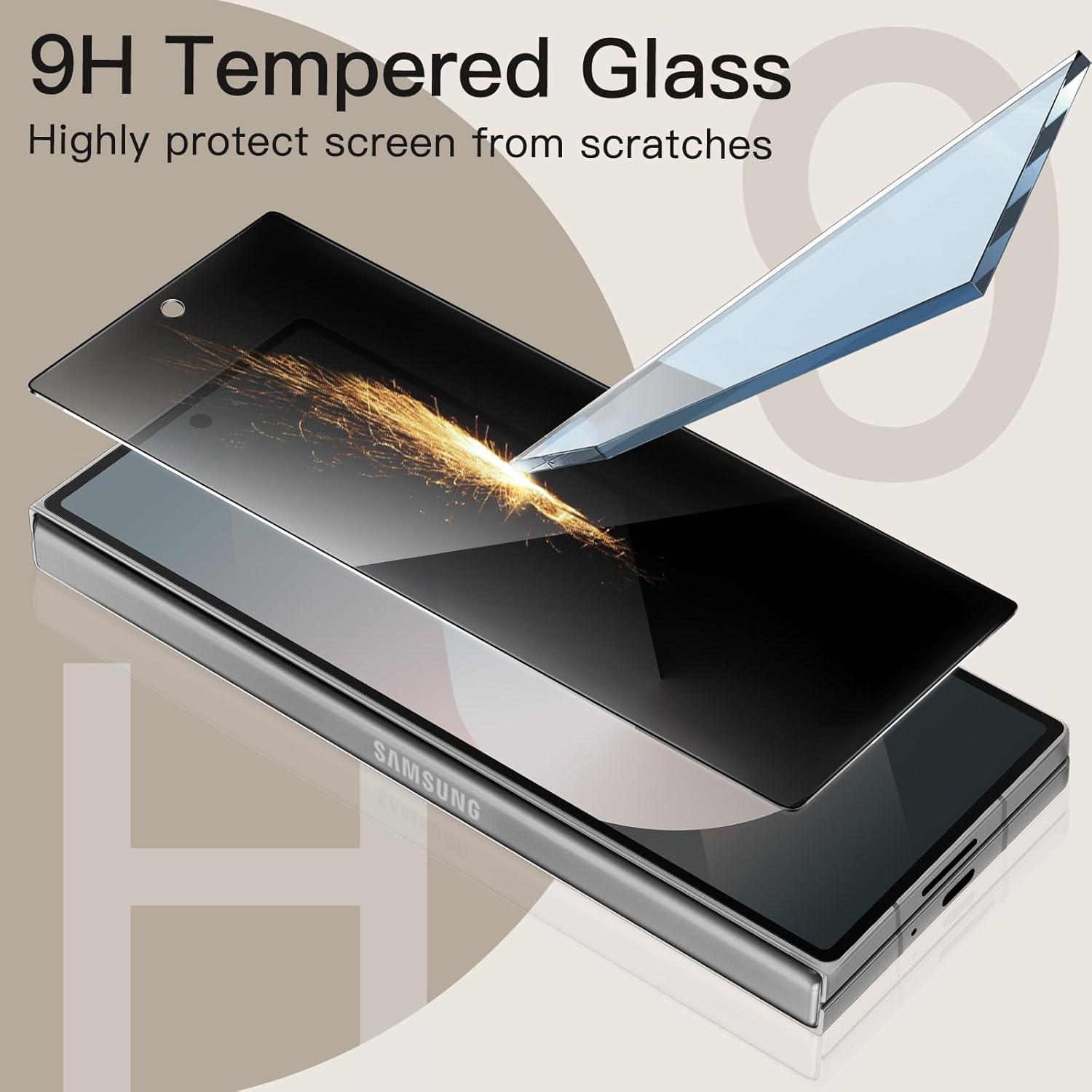 Sichtschutz Samsung Galaxy Z Fold 6 Anti-Spy Glas 2 Stück