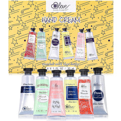 Handcreme Geschenkset trockene Hände Pflanzendüfte 6 Düfte