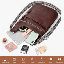 TEUEN Umhängetasche Damen Mittelgroß PU Leder Crossbody Bag