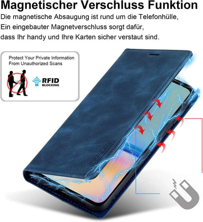 Handyhülle für Samsung Galaxy A05S Leder Flip Wallet Case mit
