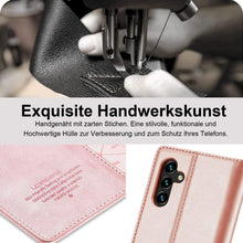 Samsung Galaxy A05S Hülle Leder Klapphülle mit Ständer