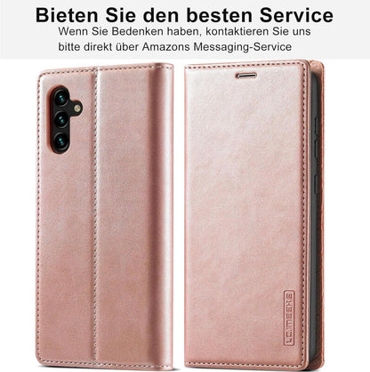Schutzhülle Samsung A05S Leder Flip Case Wallet Cover + Schutzfolie