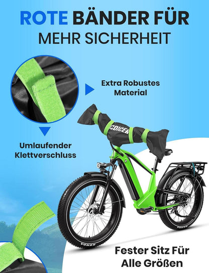 Lenkerschutzhülle Fahrradabdeckung wasserfest und reißfest Grün