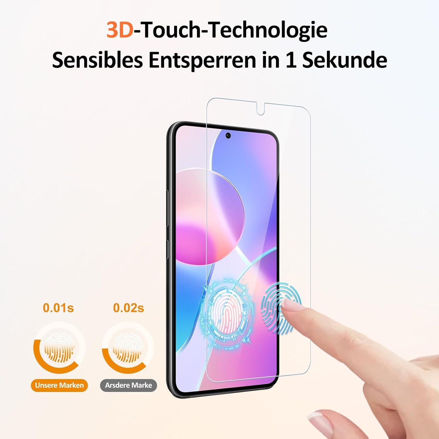 Panzerfolie für Samsung Galaxy S22 - Schutzglas 9H Härteklasse