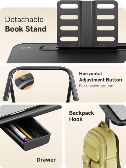 Höhenverstellbarer Schreibtisch Augenfreundliche Lampe Buchständer