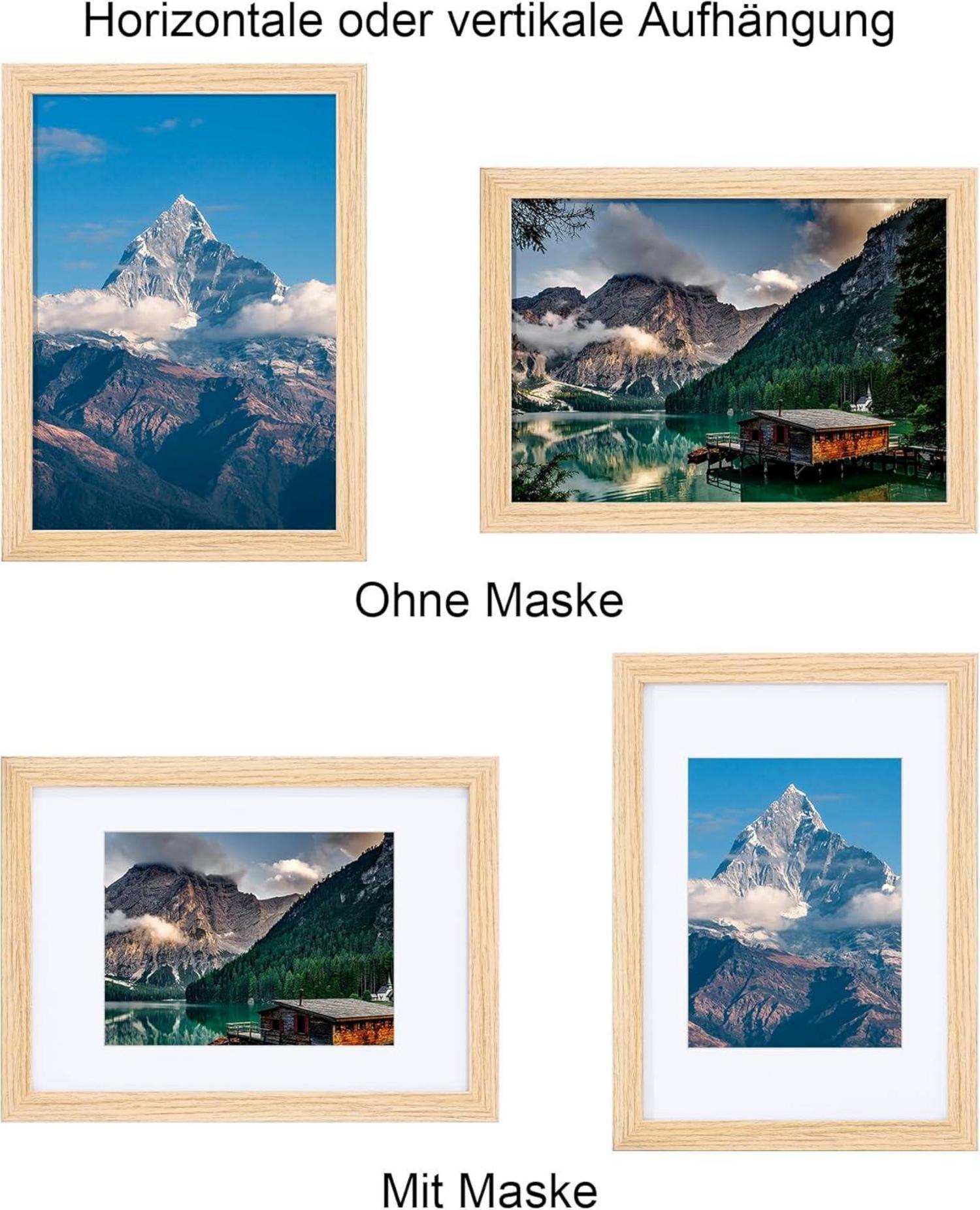 Bilderrahmen Set 13x18 cm 12er Fotorahmen Posterrahmen Holzrahmen
