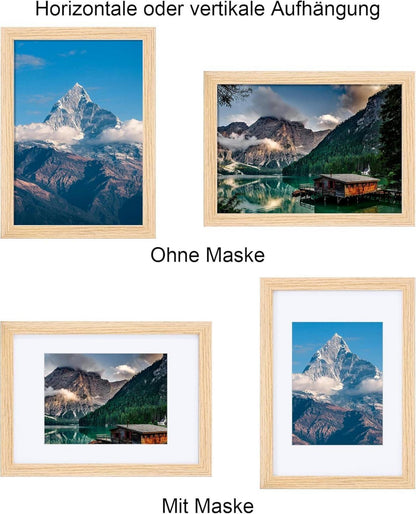Bilderrahmen Set 13x18 cm 12er Fotorahmen Posterrahmen Holzrahmen