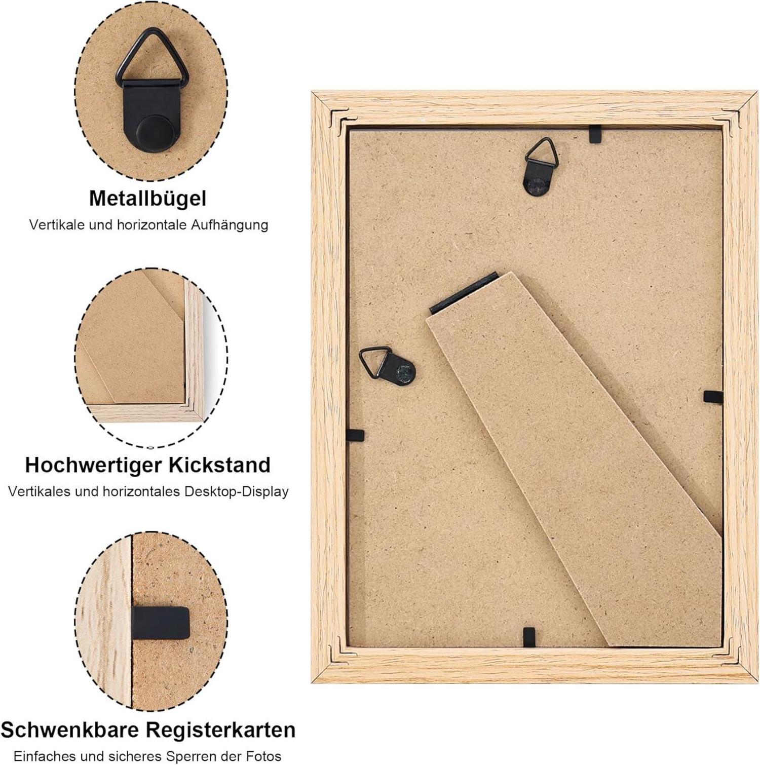 Bilderrahmen 15x20 cm 12er Set Fotorahmen Posterrahmen Holzrahmen