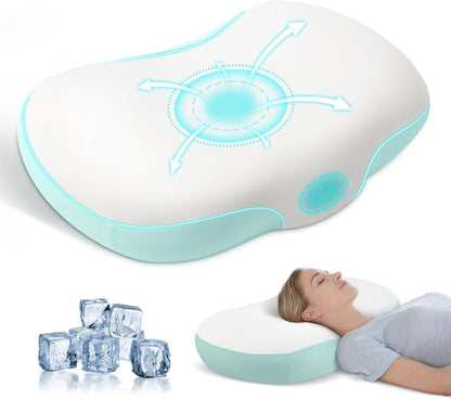 Memory Foam Nackenstützkissen Wolkenform Orthopädisch Waschbar
