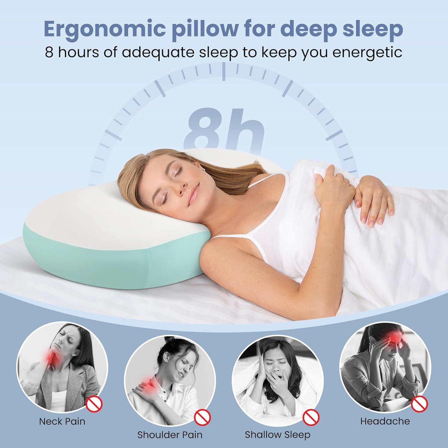 Orthopädisches Memory Foam Wolkenform Nackenstützkissen